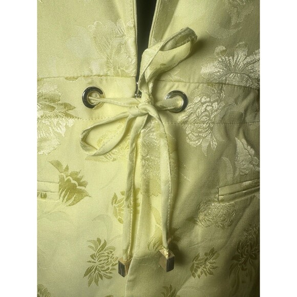 Guess Marciano Butter Yellow Floral Blazer Feminine Women's US‎ SMALL EU 40 - Picture 7 of 16